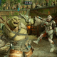 Ar-Henok The Crusher en route to a big online fight pit win. Players don’t control the fights and must simply watch the orcs duel and hope theirs lands the killing blow.